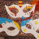 Trois loups de carnaval 