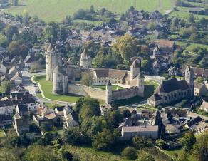 Vue du château en hauteur