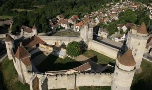 Vue aérienne du château