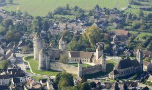 Vue du château en hauteur