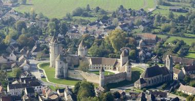 Vue du château en hauteur