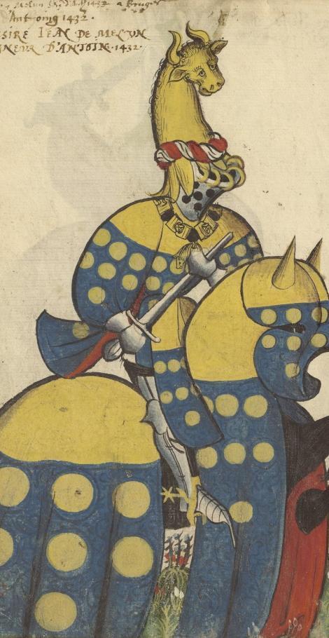 Représentation de Jean de Melun dans le Grand Armorial de la Toison d'Or