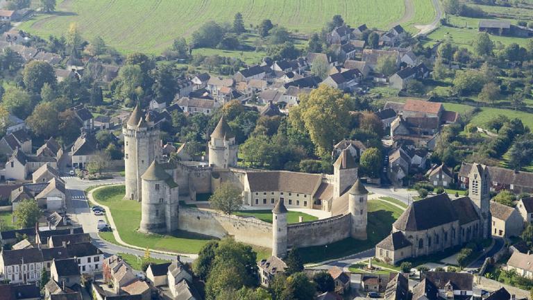 Vue du château en hauteur